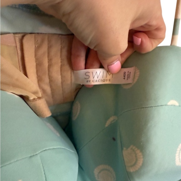 Swim By Cacique | Lane Bryant Women’s Tankini Swimsuit Top Bathing Suit 44DD - Picture 4 of 4